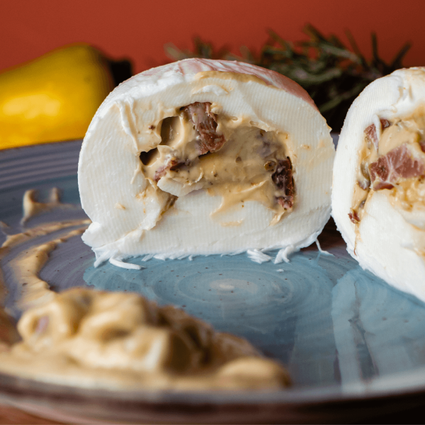bombetta crema di funghi e speck